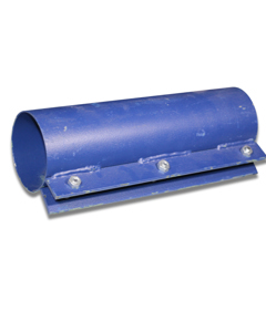 Coupling f/filling pipe 3", welded + coated